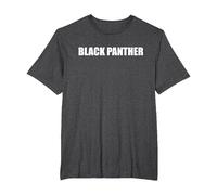 Pantera Negra Camiseta, Hombre Tallas Grandes, Jaspeado Oscuro, 2X Alto