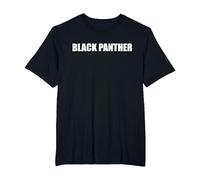 Pantera Negra Camiseta, Hombre Tallas Grandes, Negro, 2X Alto
