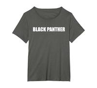 Pantera Negra Camiseta, Mujer Tallas Grandes, Asfalto, 2XL Grande