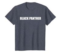 Pantera Negra Camiseta, Niños, Azul Jaspeado, 2 años