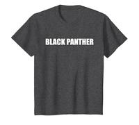Pantera Negra Camiseta, Niños, Jaspeado Oscuro, 2 años