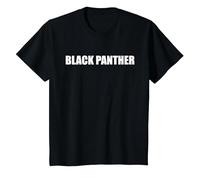 Pantera Negra Camiseta, Niños, Negro, 2 años
