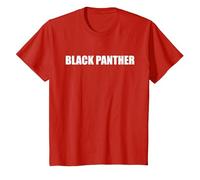 Pantera Negra Camiseta, Niños, Rojo, 3 años
