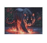 Pantera Negra Puzzle 300 Piezas Regalo Ideal Original Bestias fantásticas Rompecabezas 3D Obra De Arte para Hombres Y Mujeres DIY Creativo Aliviar Estrés 300 PCS