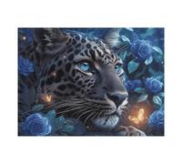 Pantera Negra Puzzle 500 Piezas Aliviar Estrés Profundo Bestias fantásticas Rompecabezas Familiar para Hombres Y Mujeres Obra De Arte Decorativo Hogar 500 PCS