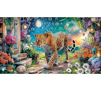Pantera Negra Puzzle de 1000 Piezas para Juguetes Infantiles Juegos educativos clásicos Decoración 38x52cm/1000pcs