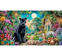 Pantera Negra Puzzle de 1000 Piezas para niños de 12 años Juegos educativos clásicos 38x52cm/1000pcs