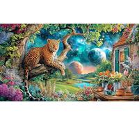 Pantera Negra Puzzle para Adultos de 1000 Piezas de Papel Reciclado - Actividad para casa & Regalo Divertido para Adultos 38x52/1000pcs