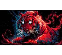 Pantera Negra Puzzles Imposible,desafío for Adults Entretenimiento Creativo 1000 Piezas Obra de Arte de Juego de para Adultos y Niños Mayores de 12 años 75x50cm/1000pcs