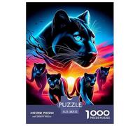 Pantera Negra, Rompecabezas De 1000 Piezas, Experiencia Inmersiva Que Fortalece Observación, Resolución De Problemas Y Paciencia, Ideal Para Momentos Tranquilos Y Reflexión Personal, Apto Para Mayores