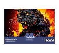 Pantera Negra, Rompecabezas De 1000 Piezas, Experiencia Inmersiva Que Fortalece Observación, Resolución De Problemas Y Paciencia, Ideal Para Momentos Tranquilos Y Reflexión Personal, Apto Para Mayores
