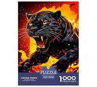 Pantera Negra, Rompecabezas De 1000 Piezas, Juego Grupal Envolvente Que Desarrolla Estrategia, Rapidez Y Colaboración, Noches Divertidas O Competencias Amistosas, Apto para Mayores De 12