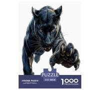 Pantera Negra Rompecabezas Imposible,desafío para Adultos Entretenimiento Creativo 1000 Piezas Obra De Arte De Juego De para Adultos, Regalos A Partir De 14 Años 38x26cm/1000pcs