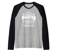 Pantera oficial más fuerte que todo el día de San Patricio Camiseta Manga Raglan