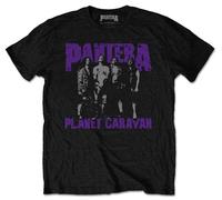 Pantera 'Planet Caravan' (Negro) T-Shirt - ¡NUEVO Y OFICIAL