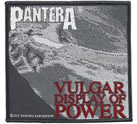 Pantera Vulgar Display Of Power Unisex Parche multicolor, 100% poliéster,