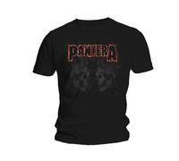 Pantera Watermarked Skulls con licencia Camiseta hombre