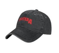 Panteras Denim Gorra de béisbol Banda Senderismo Pesca Sombreros de Hip Hop Primavera a Prueba de Sol Unisex-Adolescentes De Moda Logotipo Personalizado Gorras de béisbol