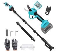 panthem Tijeras de podar eléctricas telescópicas 2 en 1 compatibles con Makita 18 V, alcance máximo de hasta 4,1 m, apertura de corte de 43 mm, motor sin escobillas (sin batería ni cargador)