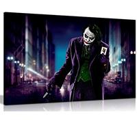 Panther Print Joker& Card Batman - Lienzo decorativo (30 x 20 pulgadas)