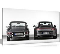 Panther Print Porsche 911 Evolution - Lienzo para pared, 30,5 x 20,3 cm