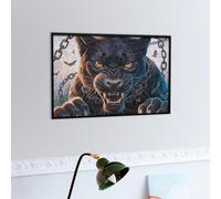 Panthère Noire Puzzle 300 Piezas Educativo 3D Familiar Premium Bêtes fantastiques Rompecabezas para Familia Desafío Intelectual DIY Creativo Decoración Hogar 300 PCS