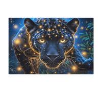 Panthère Noire Puzzles 1000 Piezas Moderno Decorativo Minimalista Créatures cosmiques magiques Rompecabezas Familiar para Hombres Y Mujeres Aliviar Estrés Maquetas Construir 1000 PCS