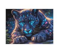 Panthère Noire Puzzles 500 Piezas Impossible 3D Ultra Difícil Animal de compagnie Rompecabezas para Adultos Desafío Intelectual Estera Portátil DIY Moderno Creativo 500 PCS