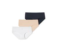 Panti 'Invisible Soft' Mujer SCHIESSER XS-S arena / negro / blanco