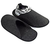 Pantoffelmann - Pantuflas de fieltro I pantuflas de fieltro ligero con suela de fieltro resistente I pantuflas cómodas para el día a día I cálidas pantuflas forradas I para hombre y mujer