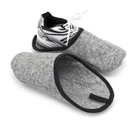 Pantoffelmann Zapatillas in fieltro da museo - 10 pares I Copriscarpe con suela in fieltro I Copriscarpe per proteggere il suelo da suciedad e arañazos I Zapatillas/artigianali Talla L