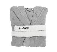 Pantone™ - Albornoz para hombre y mujer de rizo con capucha y amplios bolsillos de algodón 100 % certificado Oeko-Tex 400 g/m², albornoz para mujer y hombre, suave y absorbente con gancho y trabillas