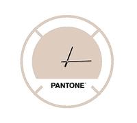 Pantone by Homemania PWATCH0121013 Reloj Drive In, Arena/Blanco/Negro, Metal, 40 x 0,15 x 40 cm