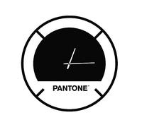 Pantone by Homemania PWATCH0129005 Reloj Drive In, Negro/Blanco, Metal, 40 x 0,15 x 40 cm