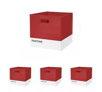 PANTONE™ - Caja portaobjetos multiusos para cubo, caja de juegos para niños y organizador armario para ahorrar espacio, cesta de almacenamiento plegable también para librerías, cesta de juegos para