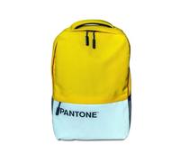 Pantone Celly PTBK102Y XL Mochila, se adapta a portátiles de hasta 15.6 pulgadas, conexión USB, resistente al agua y al desgarro, color amarillo