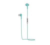 Pantone Celly PTWE001L Auriculares, Bluetooth, In Ear, 1,2 m de Longitud, Conector de 3,5 mm, Tapas de caída, Cian