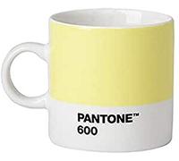 Copenhagen design Pantone Espresso, Small Coffee Cup, Fine China (Ceramic), 120 ml, Light Yellow, 600 C, Porcelana, One Size