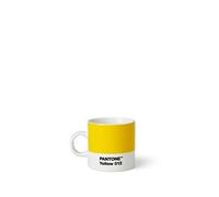 Copenhagen design Pantone Espresso, Small Coffee Cup, Fine China (Ceramic), 120 ml, Yellow 012 C, 6.2 cm