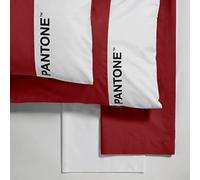 Pantone™ - Juego de cama completo con sábanas de algodón de 240 x 280 cm + sábana bajera ajustable con esquinas dobles, funda de colchón de 180 x 200 cm con gomas elásticas para colchón de hasta 25 cm