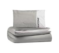 Pantone™ - Juego de Funda nórdica de Matrimonio de algodón para edredón de Cama Compuesto por Funda nórdica de 255 x 200 cm, Solapa de 40 cm + Fundas de Almohada de 50 x 80 cm, Juego de Funda nórdica