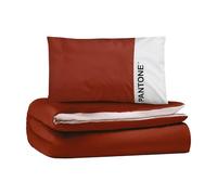 Pantone™ - Juego de Funda nórdica de una Plaza y Media de algodón para edredón de Cama con Funda nórdica de 200 x 200 cm, Solapa de 40 cm + Fundas de Almohada de 50 x 80 cm, Juego de Funda nórdica