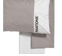 Pantone™ - Juego de sábanas de matrimonio de algodón de 240 x 280 cm + sábana bajera con esquinas para cama de matrimonio de 180 x 200 cm con elásticos para colchón de hasta 30 cm + fundas de almohada