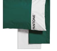 Pantone™ - Juego de sábanas de matrimonio de algodón de 240 x 280 cm + sábana bajera con esquinas para cama de matrimonio de 180 x 200 cm con elásticos para colchón de hasta 30 cm + fundas de almohada