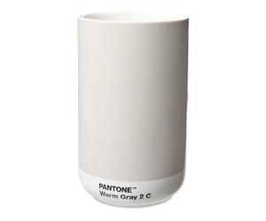 PANTONE Mini jarrón de Porcelana, en Caja de Regalo, 500 ml, Gris cálido 2C