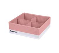 PANTONE™ - Organizador de armario y cajones que ahorra espacio, 1 unidad con 4 compartimentos para ropa y accesorios, organizador de cajones para baño, dormitorio, organizador, armario, cajones