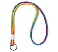 PANTONE Schlüsselband Llavero de diseño para Colgar en el Cuello, Resistente y Colorido, Colores Pride, Nailon Metal, Orgullo, Largo