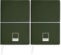 PANTONE Urban - Libreta Bloc de Notas 13x20 192 Páginas Rayas, Tapa Blanda Soft Touch y Banda Elástica, Cuaderno Rayado con Cinta Marca y Bolsillo Interior, Notebook para Material Escolar y Papelería