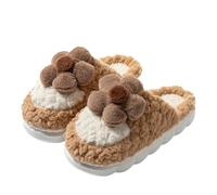 Pantoufle Femme Homme Invierno Cálido à 3D Flores Pantuflas Unisex Pareja Antiderapant Pantuflas cálidas Calcetas Cómodas Suave Slippers de Peluche Zapatillas Antideslizantes de Maison Pantoufle