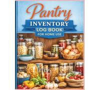 Pantry Inventory Log Book for Home Use: Food Stock Tracker, Grocery Refill Planner & Kitchen Organization Notebook for Families
